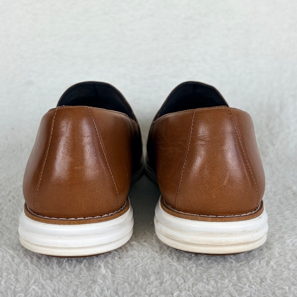 Cole Haan Grand.OS Womens Loafers W15302 British Tan Leather Slip On 11B - Picture 4 of 12